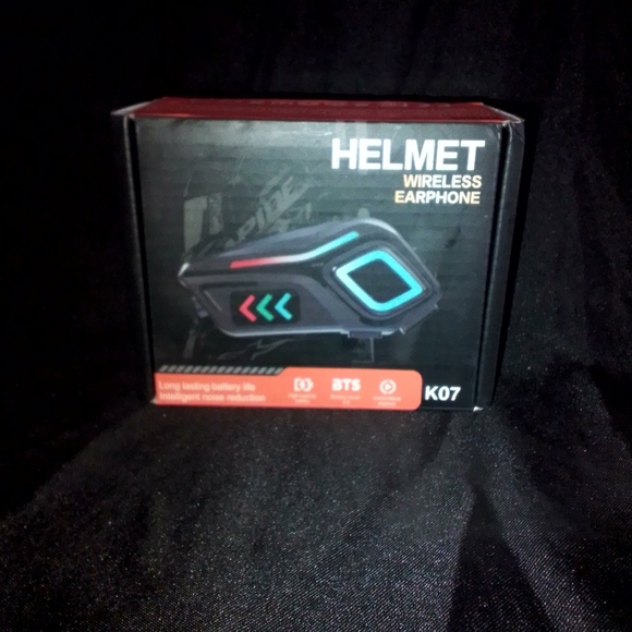Other - Helmet Wireless Earphone with LED Accents
